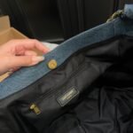 Saint Laurent Chain Hobo Bag Denim Blue 30cm - Image 5