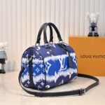 Louis Vuitton Speedy Bandouliere 30 Monogram Escale Canvas Blue 25cm - Image 4