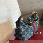 Gucci Vanity Mini Bag Blue And White GG Denim 19cm - Image 2