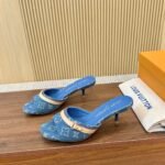 Louis Vuitton 6AM Mule Denim Blue 1ADIEX - Image 2