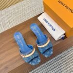 Louis Vuitton 6AM Mule Denim Blue 1ADIEX - Image 3