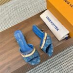 Louis Vuitton 6AM Mule Denim Blue 1ADIEX - Image 4