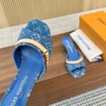 Louis Vuitton 6AM Mule Denim Blue 1ADIEX - Image 7