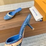 Louis Vuitton 6AM Mule Denim Blue 1ADIEX - Image 5