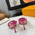 Louis Vuitton 6AM Mule Denim Fuschia 1AJMXS - Image 6