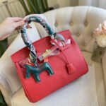 Hermes Birkin 35 Togo Leather Gold Hardware Red 35Cm - Image 2
