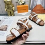 Louis Vuitton LV Sunset Flat Comfort Sandals Cognac 1ACZJY - Image 2