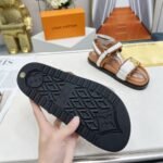 Louis Vuitton LV Sunset Flat Comfort Sandals Cognac 1ACZJY - Image 4