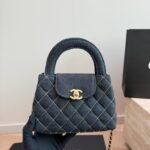 Chanel Clutch With Strap Gold Metal Washed Denim Blue 19cm - Image 2