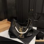 Saint Laurent Chain Hobo Bag Black 30cm - Image 3