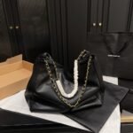 Saint Laurent Chain Hobo Bag Black 30cm - Image 4