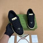 Gucci Women Screener Sneaker Black Leather 840305 FAES7 1059 - Image 5