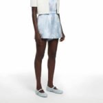 Chanel Mary Jane Ballet Flat Light Blue - Image 4