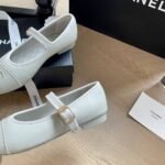 Chanel Mary Jane Ballet Flat Pure Light Blue - Image 3