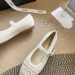 Chanel Mary Jane Ballet Flat Beige - Image 2