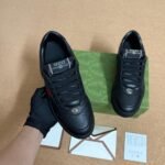 Gucci Men Screener Sneaker Black Leather 798785 AADU0 1074 - Image 6