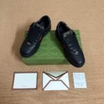 Gucci Men Screener Sneaker Black Leather 798785 AADU0 1074 - Image 7