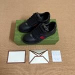 Gucci Men Screener Sneaker Black Leather 798785 AADU0 1074 - Image 8