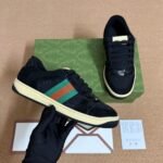 Gucci Women Screener Sneaker Black Leather 840305 FAES7 1059 - Image 2