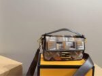 Fendi Baguette Multicolor Canvas Bag With Ff Embroidery 25Cm 8Br600Anh4F1Mql - Image 7