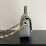 Gucci Gg Marmont Mini Shoulder Bag Grey 17cm - Image 6