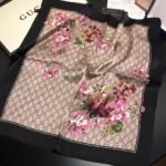 Gucci Gg Blooms Foulard Scarf Black - Image 2