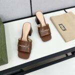 Gucci Signoria Slide Sandal In Brown 786595 Aaboc 2176 - Image 4