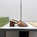 Gucci Signoria Slide Sandal In Brown 786595 Aaboc 2176 - Image 2