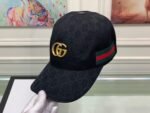 Gucci Gg Canvas With Web Baseball Cap Black - Image 2