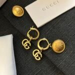 Gucci Gg Running Drop Earrings Gold - Image 4