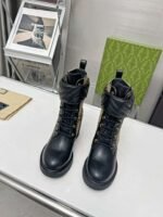Gucci With Double G Ankle Boots Camel Ebony 719849 Aabd0 1183 - Image 9