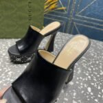 Gucci Women’S Platform Slide Sandal Black 740426 C9D00 1000 - Image 7