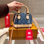 Louis Vuitton Nano Alma Monogram Canvas Denim Blue 16Cm - Image 2