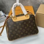 Louis Vuitton Monogram Deauville Boston Brown 28Cm M42228 - Image 2