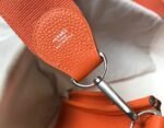 Hermes Clemence Evelyne Pm 25Cm Orange Feu - Image 8