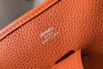 Hermes Clemence Evelyne Pm 25Cm Orange Feu - Image 4
