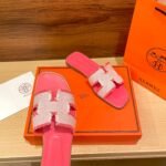 Hermes Oran Sandal Pink H231095Z C5350 - Image 2