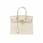 Hermes Birkin 30 Togo Mushroom White 30Cm