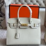 Hermes Birkin 30 Togo Mushroom White 30Cm - Image 2