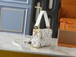 Louis Vuitton X Takashi Murakami Side Trunk MM Bag Multicolore Blanc 23cm M14046 - Image 4