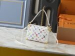 Louis Vuitton X Takashi Murakami Side Trunk MM Bag Multicolore Blanc 23cm M14046 - Image 2