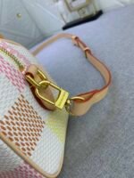 Louis Vuitton Speedy Bandoulière Damier Canvas Peach 20Cm - Image 4