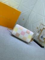 Louis Vuitton Speedy Bandoulière Damier Canvas Peach 20Cm - Image 7