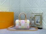 Louis Vuitton Speedy Bandoulière Damier Canvas Peach 20Cm - Image 10