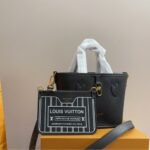 Louis Vuitton Neverfull Bandoulière Inside Out BB Monogram Black 26Cm M12099 - Image 2