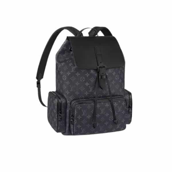 LVB03-24 Louis Vuitton Backpack Monogram Black 45Cm - Image 1