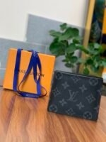 Louis Vuitton Amerigo Wallet Monogram Canvas In Black 11Cm N60053 - Image 2