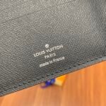 Louis Vuitton Amerigo Wallet Monogram Canvas In Black 11Cm N60053 - Image 5