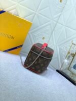 Louis Vuitton Nice Mini Monogram Canvas Red 20Cm M46766 - Image 4