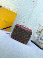 Louis Vuitton Nice Mini Monogram Canvas Red 20Cm M46766 - Image 6
